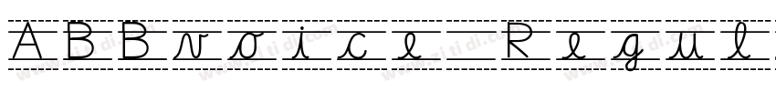 ABBvoice Regular字体转换